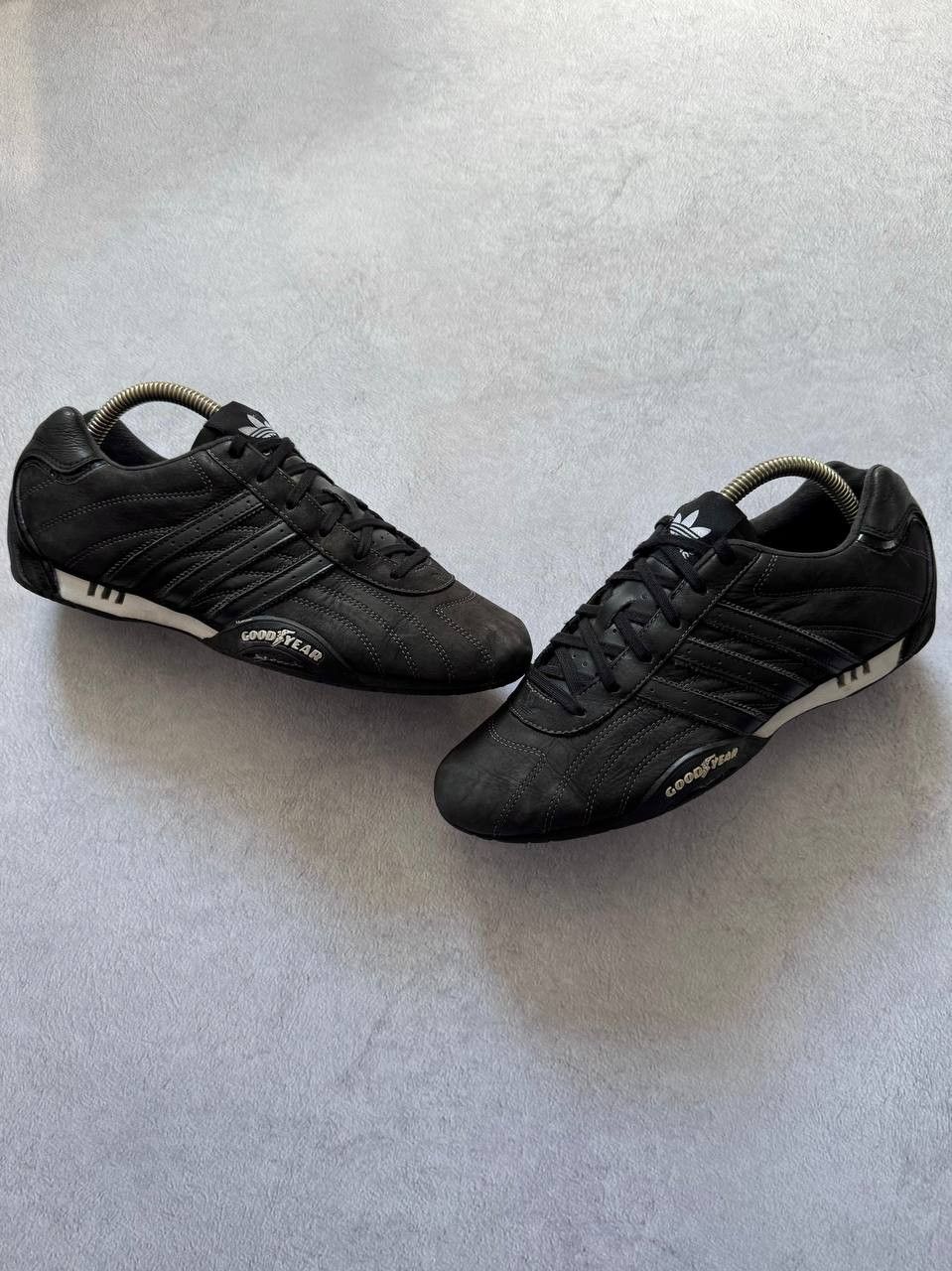 Adidas Vintage Y2k Adidas Goodyear Black Leather Sneakers Size US 9 / EU 42 - 2 Thumbnail