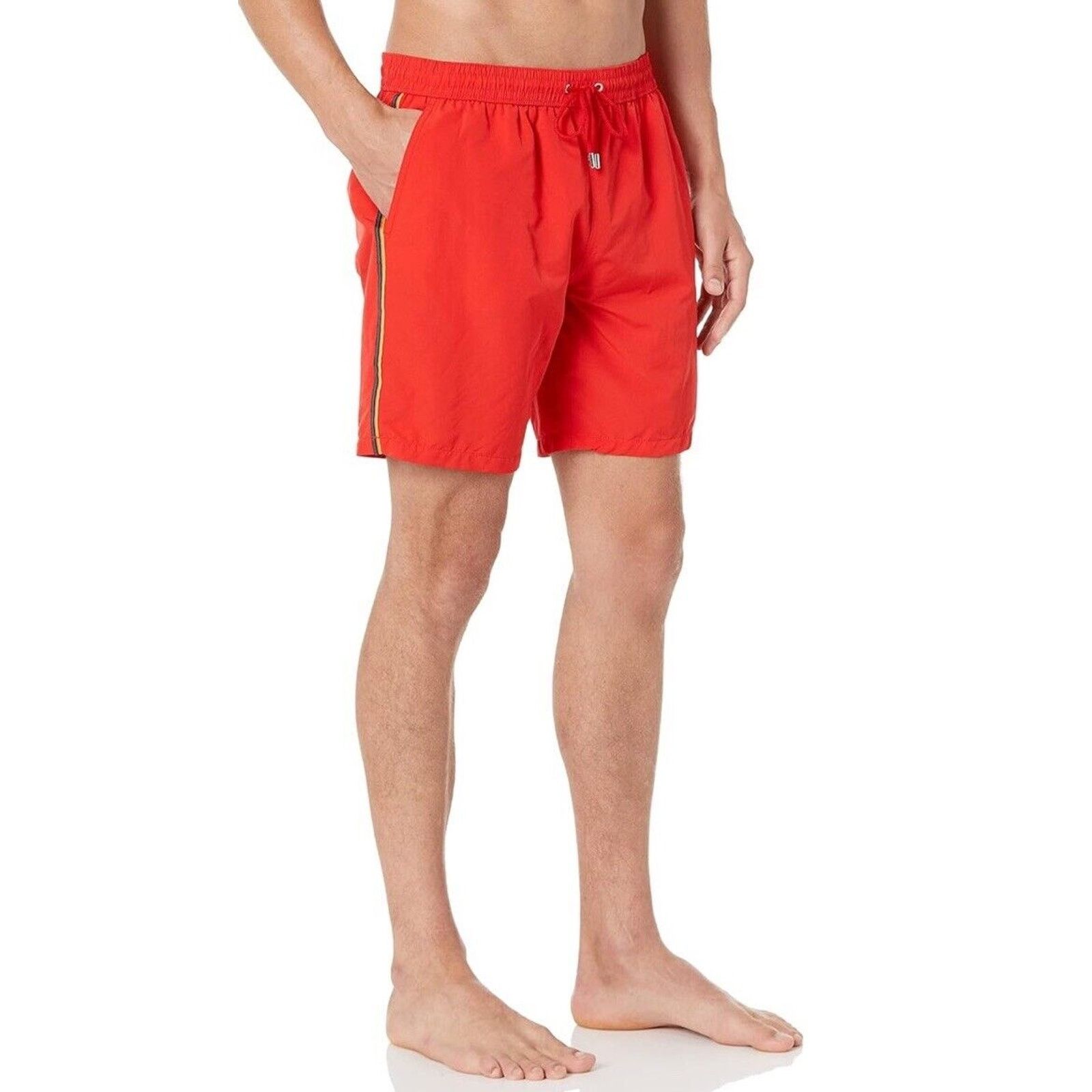 NWT $150 Paul Smith Swim Shorts Bathing Suit Stripe Trim XL.