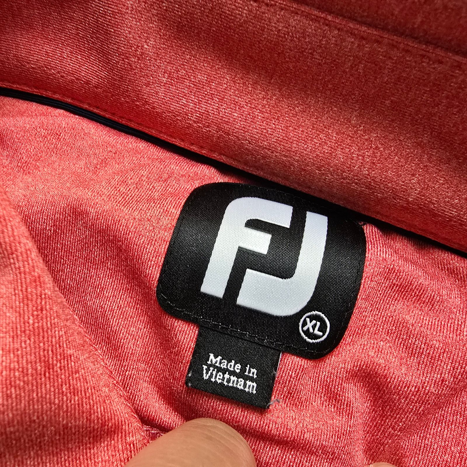 Footjoy Footjoy FJ Mens Golf Polo Solid Red New Without Tags XL Size US XL / EU 56 / 4 - 7 Thumbnail