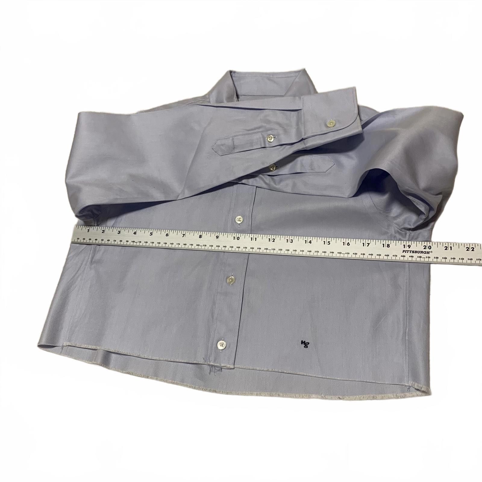 Other Hommegirls Women's S Chambray Blue Cropped Shirt Size S / US 4 / IT 40 - 8 Thumbnail