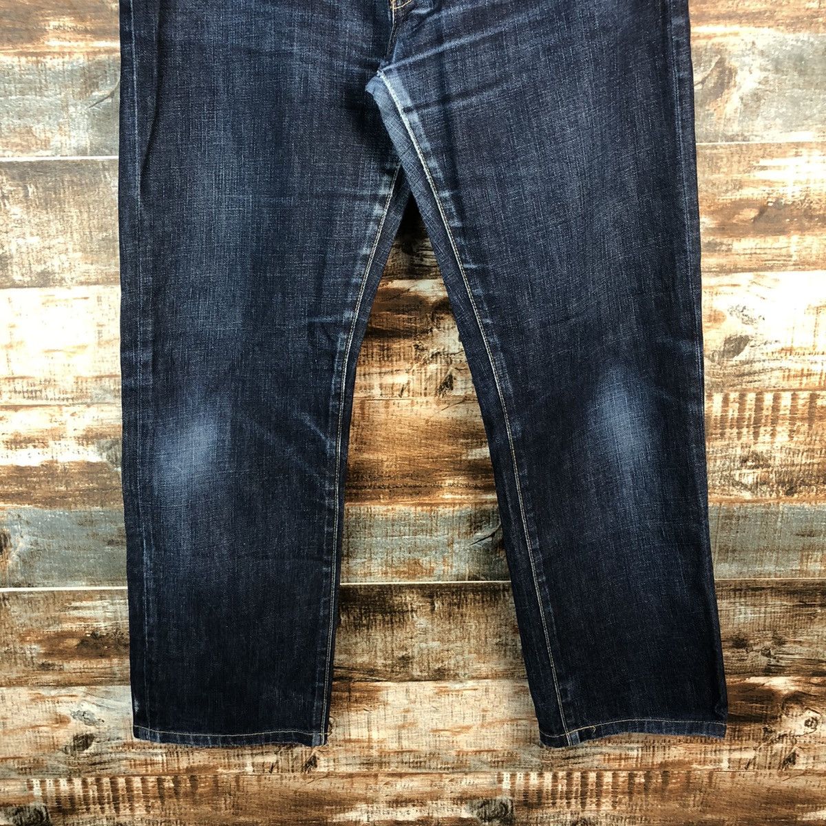 Japanese Brand Uniqlo Blue vintage Denim Pants #A1412 Size US 34 / EU 50 - 6 Thumbnail