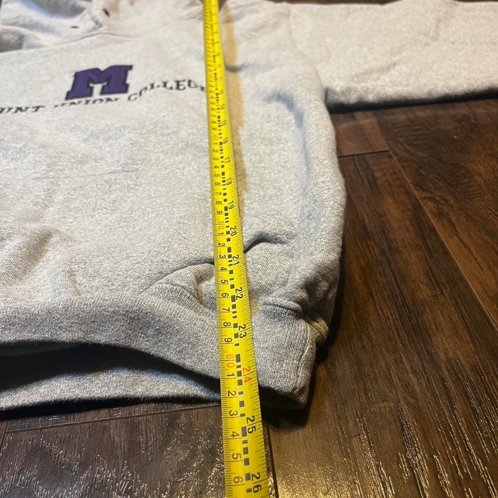 NCAA Grey vintage Mount Union College hoodie Size S / US 4 / IT 40 - 3 Thumbnail