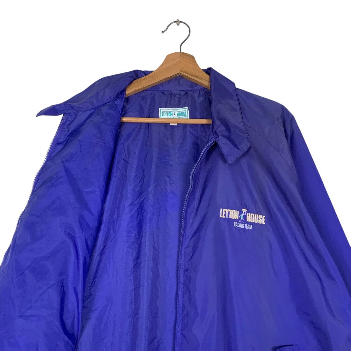 Vintage LEYTON HOUSE Racing Team Motorsport Light Jacket #1276-C57 Size US L / EU 52-54 / 3 - 10 Thumbnail