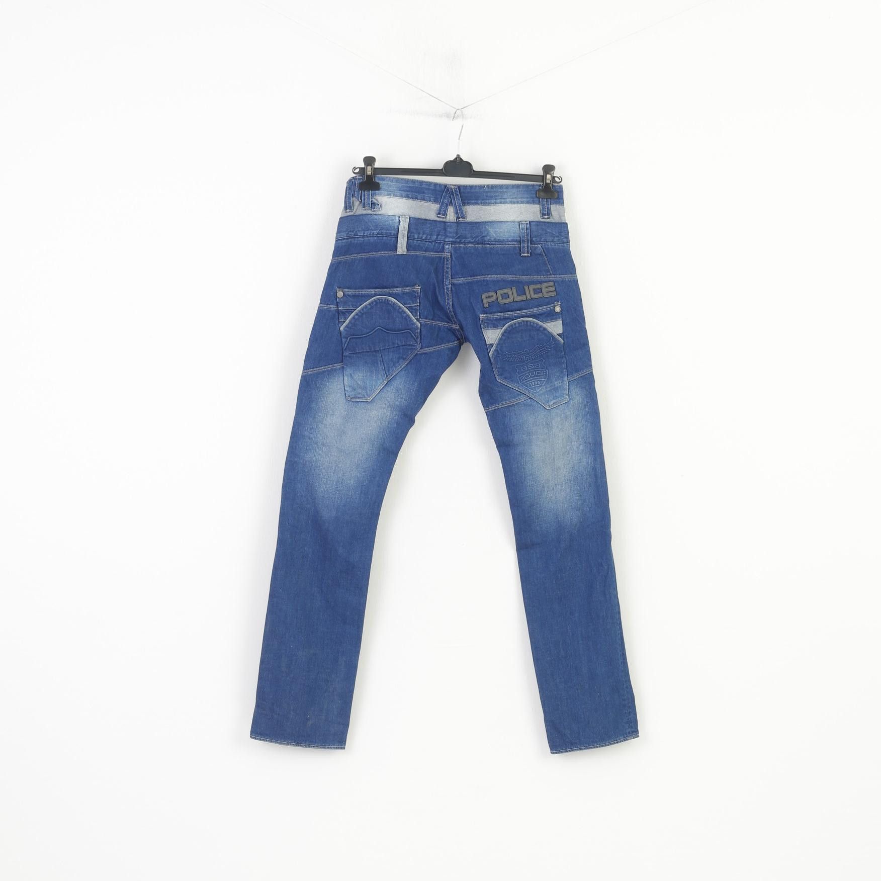 Other 882 POLICE Men 30 Jeans Trousers Picolino Blue Denim 4032 Size US 30 / EU 46 - 9 Thumbnail