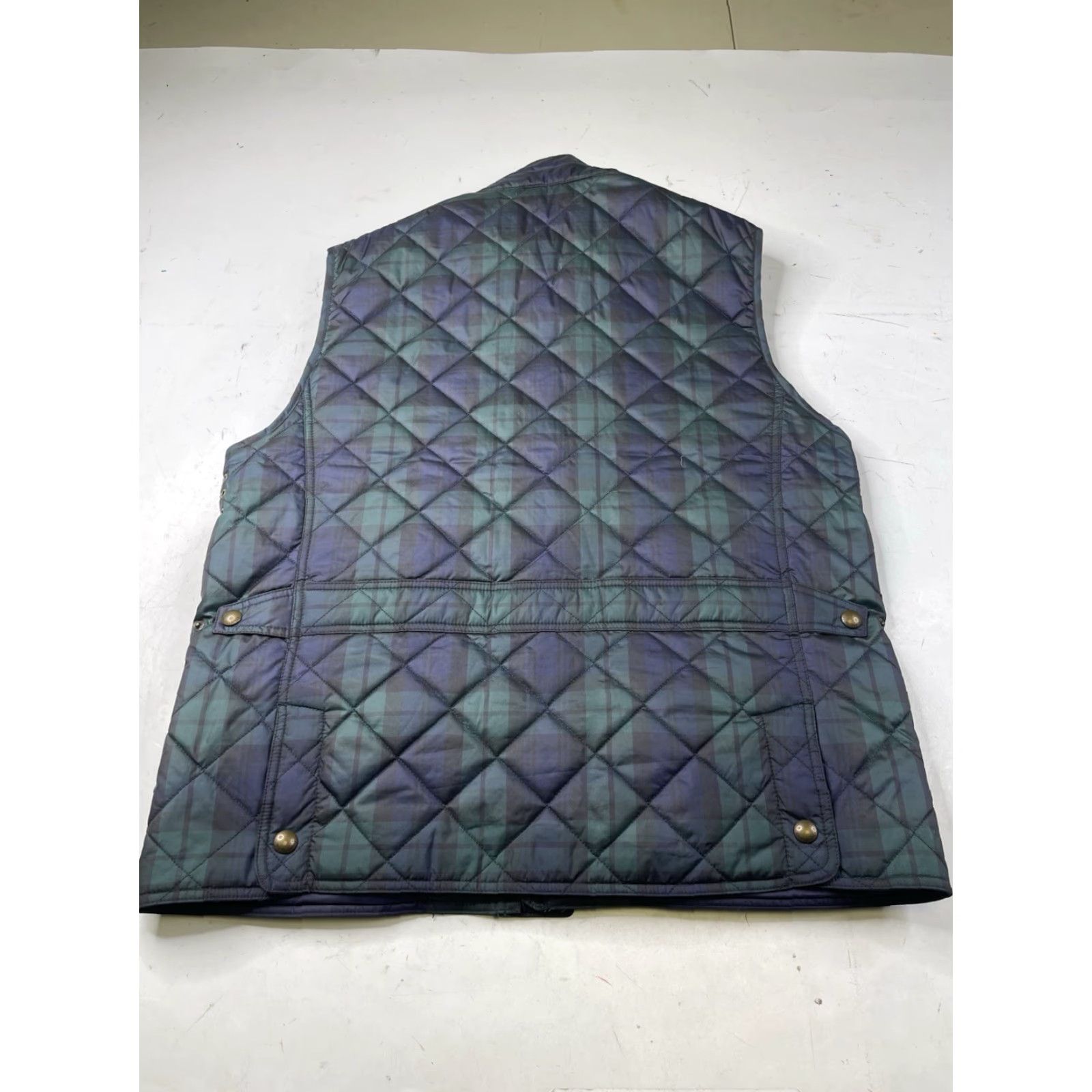 Polo Ralph Lauren Polo Ralph Lauren Blackwatch Plaid Quilted Vest Jacket Men’s Large Equestrian Size US L / EU 52-54 / 3 - 7 Thumbnail