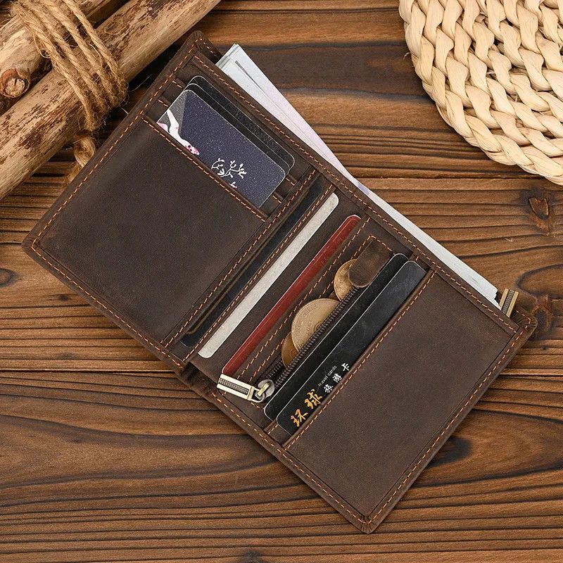 Leather × Vintage Leather Luxury Wallet Size ONE SIZE - 4 Thumbnail