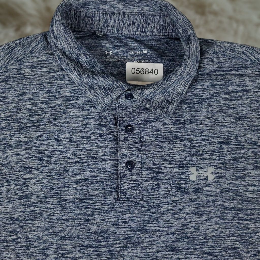 Under Armour Under Armour Polo Shirt Mens XL Blue Golf Casual Short Sleeve Size US XL / EU 56 / 4 - 1 Thumbnail