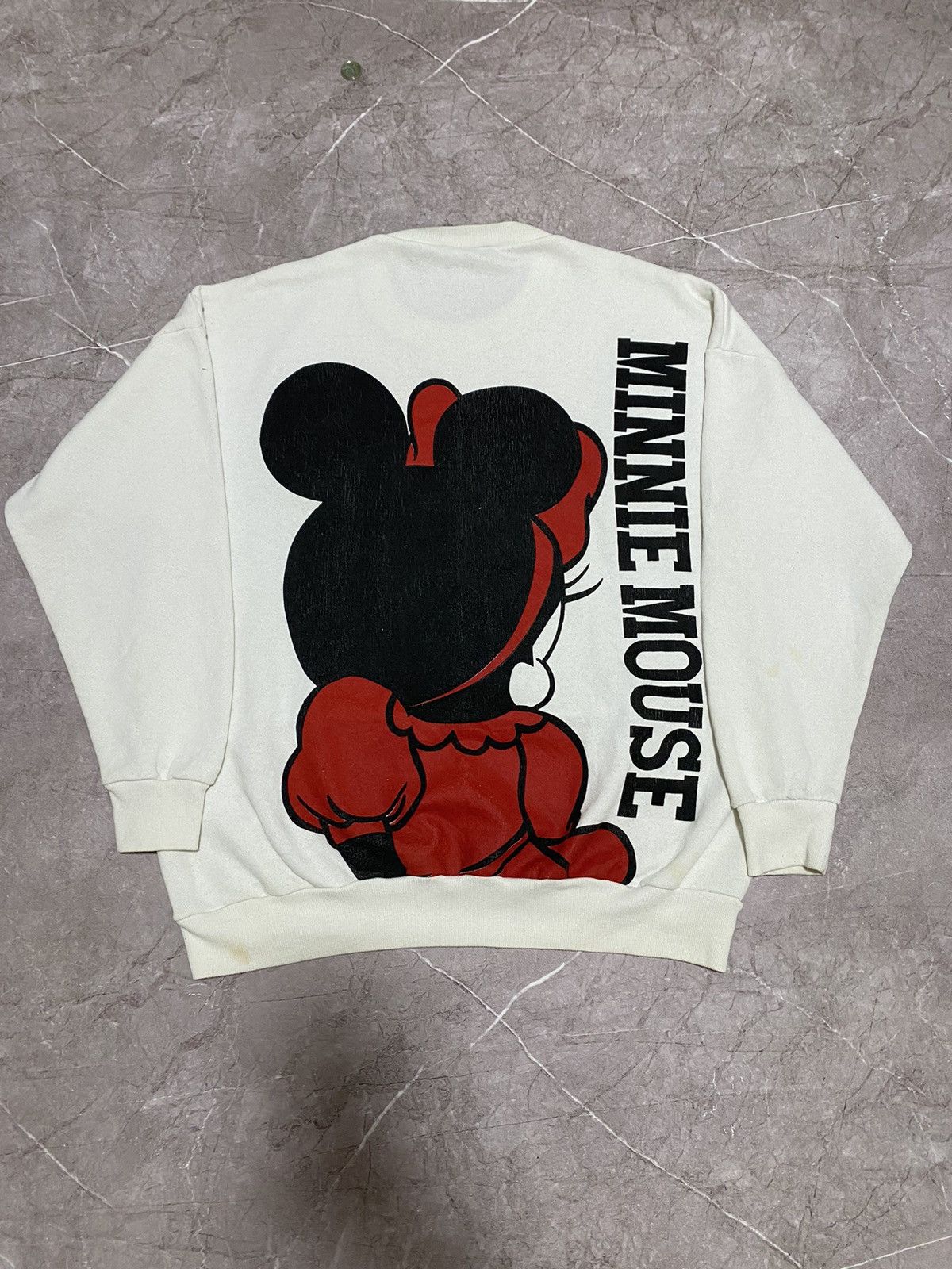 Disney Vintage 80s Disney Minnie Mouse Big Logo Sweatshirt USA Size US XL / EU 56 / 4 - 3 Thumbnail