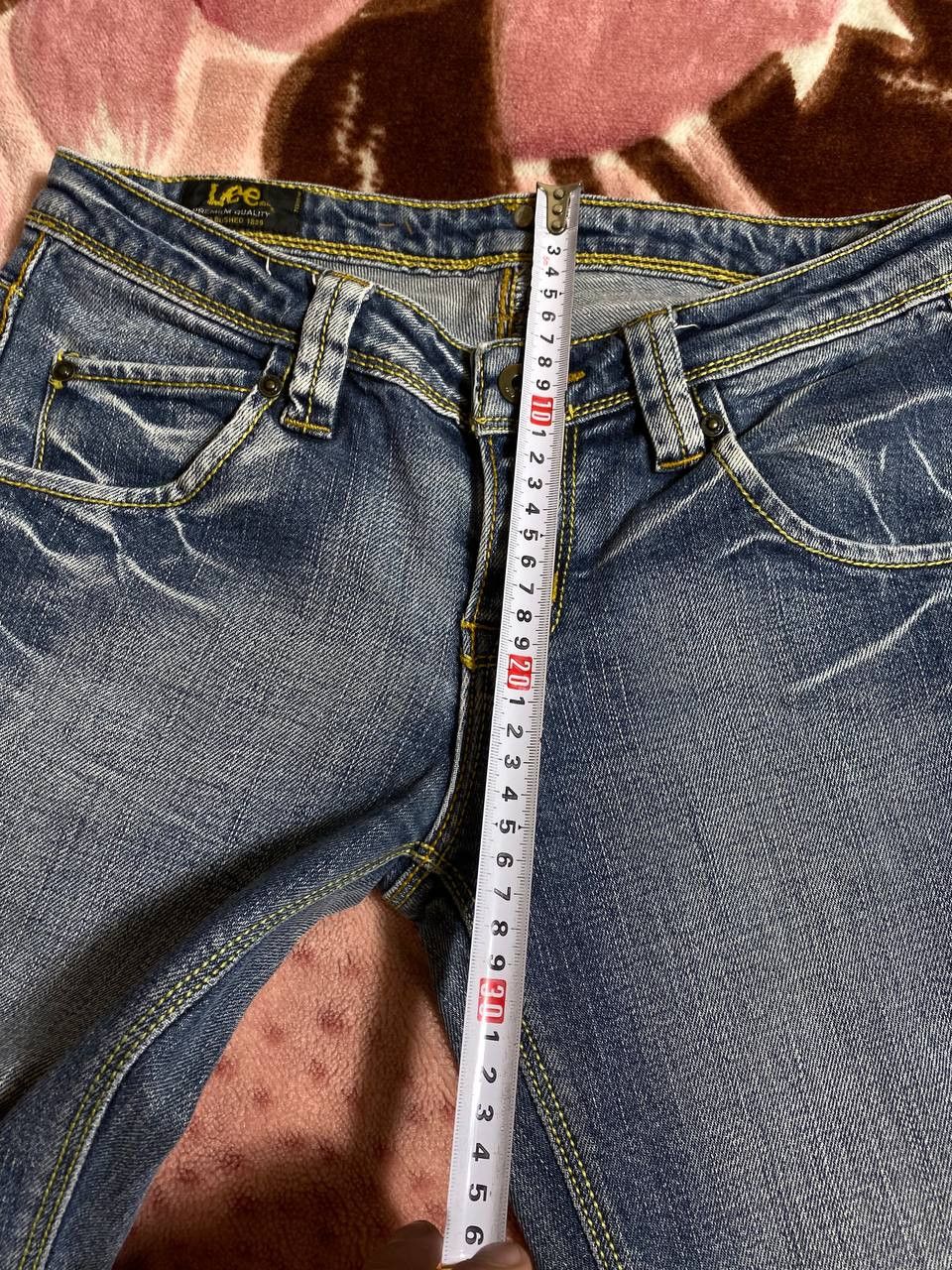 Lee × Vintage Vintage 90s Lee Washed Denim Jeans Pants Y2K Rare Size US 27 - 13 Thumbnail