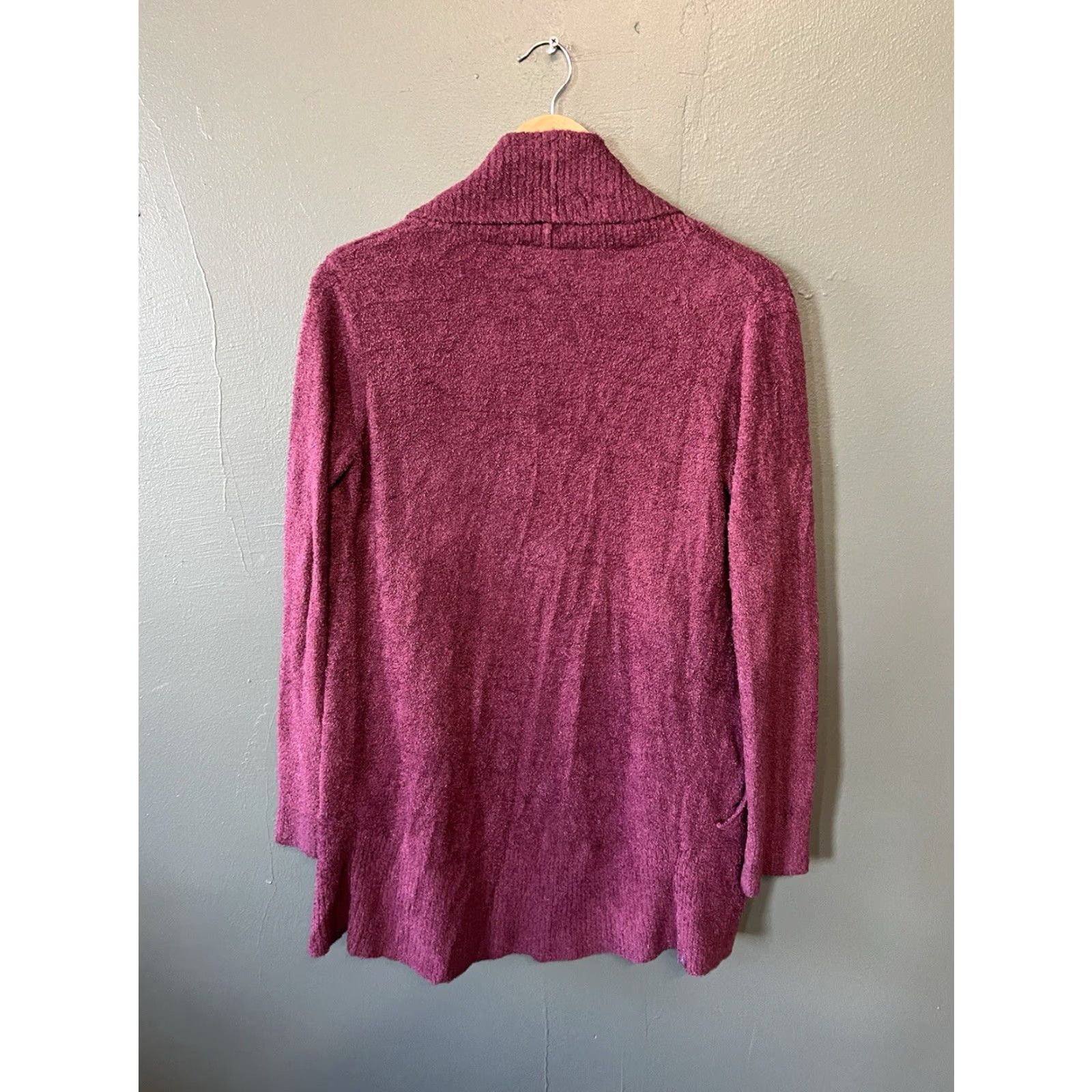 Vintage Barefoot Dreams Robe Kimono XS/S Women Burgundy Cozychic Lite Size ONE SIZE - 2 Thumbnail
