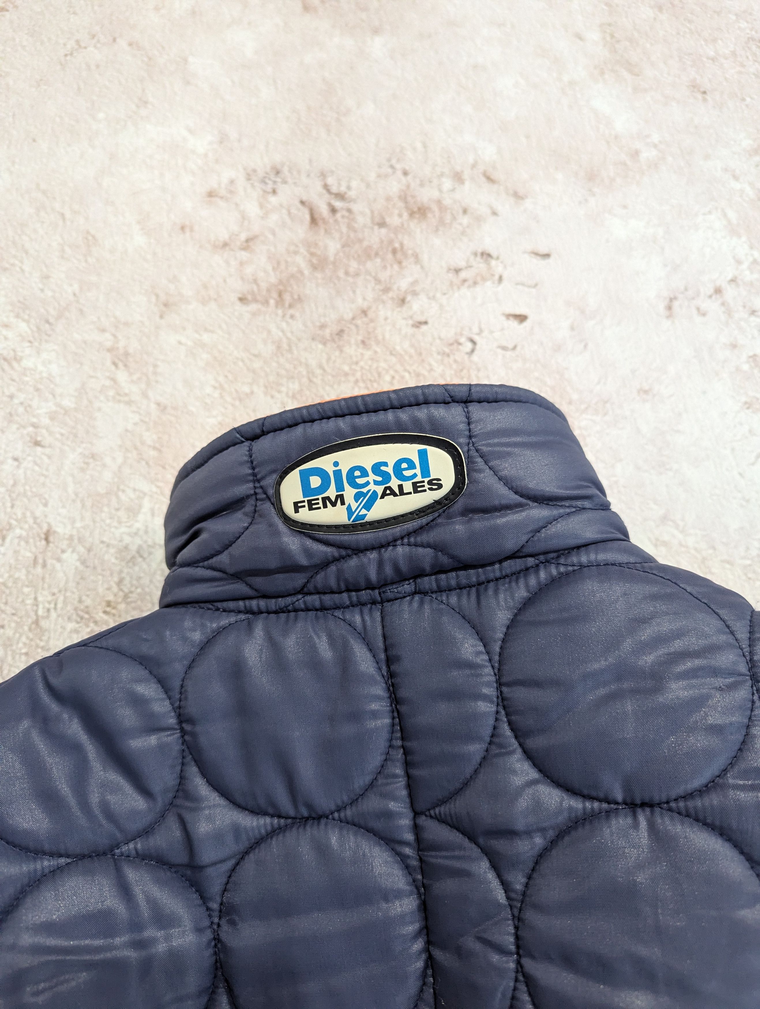 Diesel Rare 90s Diesel Quilt Puffer Jacket Buffy The Vampire Slayer Size M / US 6-8 / IT 42-44 - 8 Thumbnail