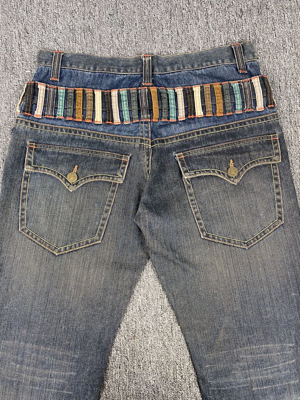 If Six Was Nine × Japanese Brand Blue Spencer Double Waist Two tone jeans size 32 Size US 32 / EU 48 - 12 Thumbnail