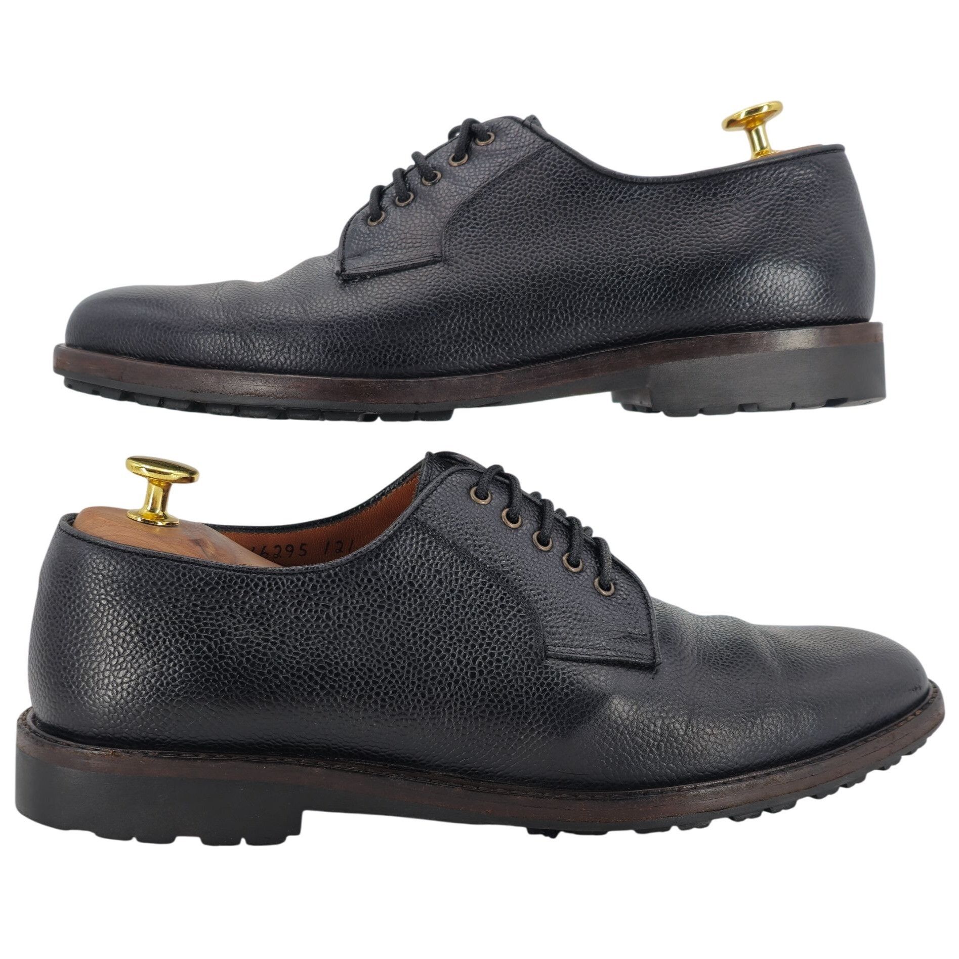 Salvatore Ferragamo Vintage Salvatore Ferragamo Italy Men 9.5 Black Leather Shoe Size US 9.5 / EU 42-43 - 8 Thumbnail