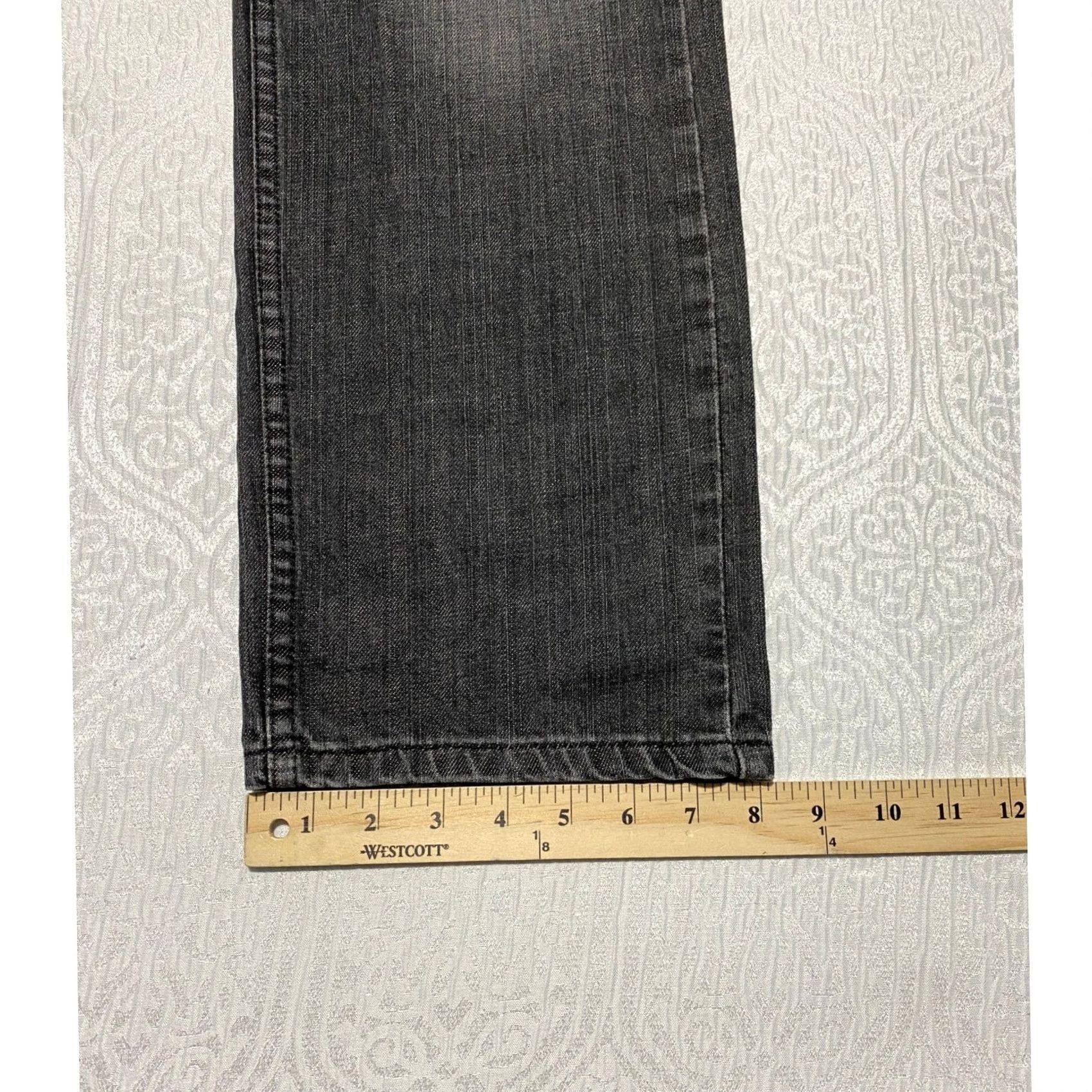 Levi's VINTAGE Levi's 505 Jeans Mens Regular Straight 34x30 Black Charcoal Wash Denim Cotton Zipper Button Pockets 5-Pocket Mens Size US 34 / EU 50 - 6 Thumbnail