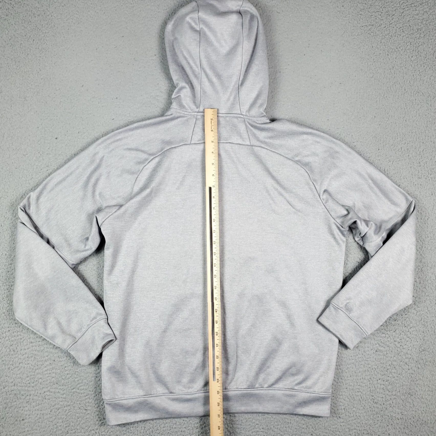 Adidas adidas Gray Long Sleeve Drawstring Pullover Hoodie Mens Size L Sweatshirt Athletic Fleece All Seasons Logo Size US L / EU 52-54 / 3 - 6 Thumbnail