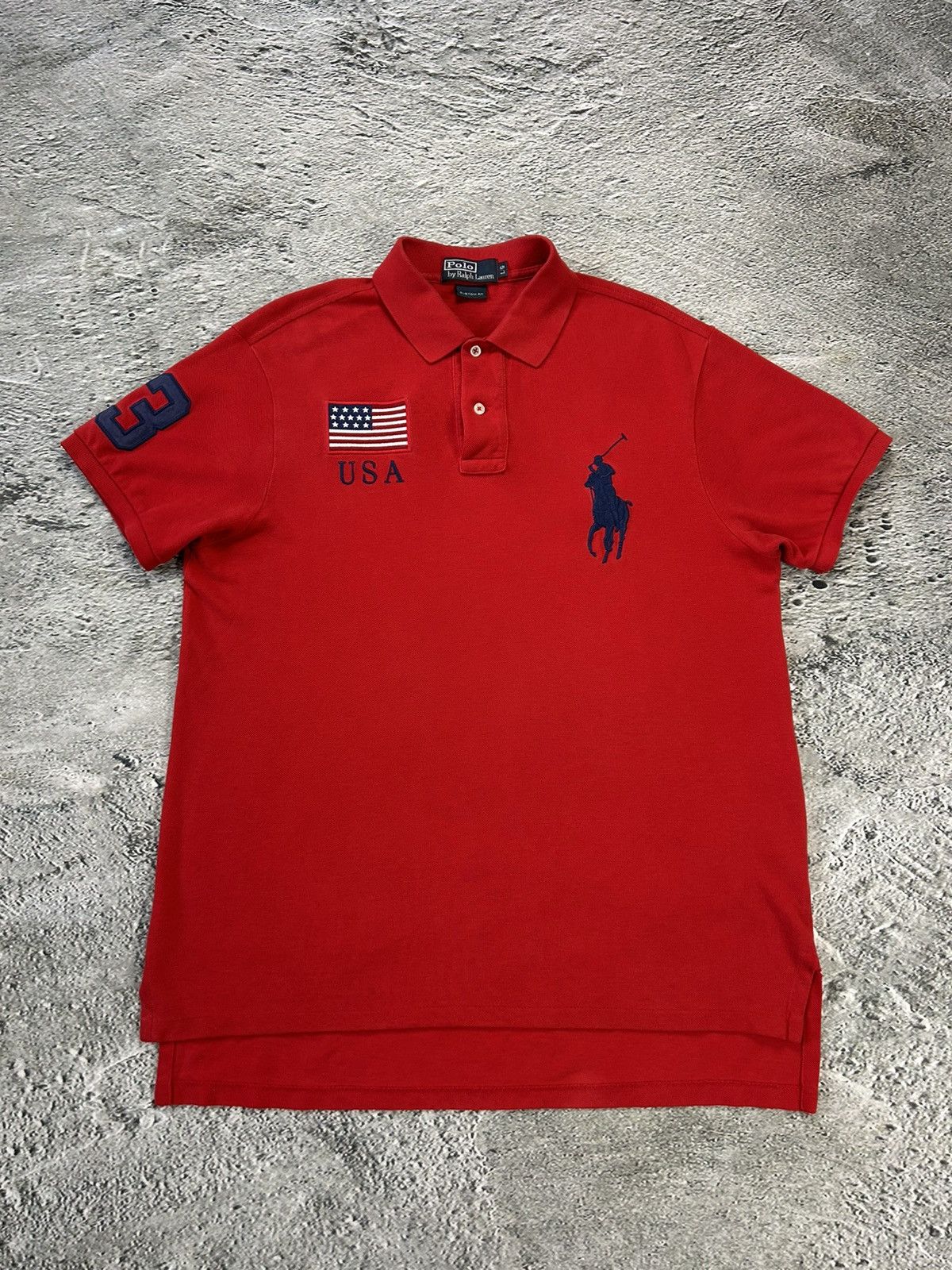 Ralph Lauren Chief Keef Polo Ralph Lauren red USA big pony Size US L / EU 52-54 / 3 - 1 Thumbnail