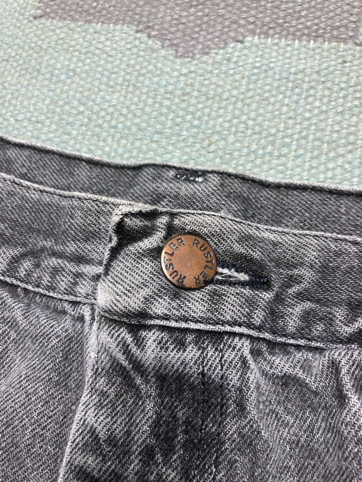 Rustler × Vintage Vintage rustler jeans faded straight distressed grunge 32x31 Size US 32 / EU 48 - 6 Thumbnail
