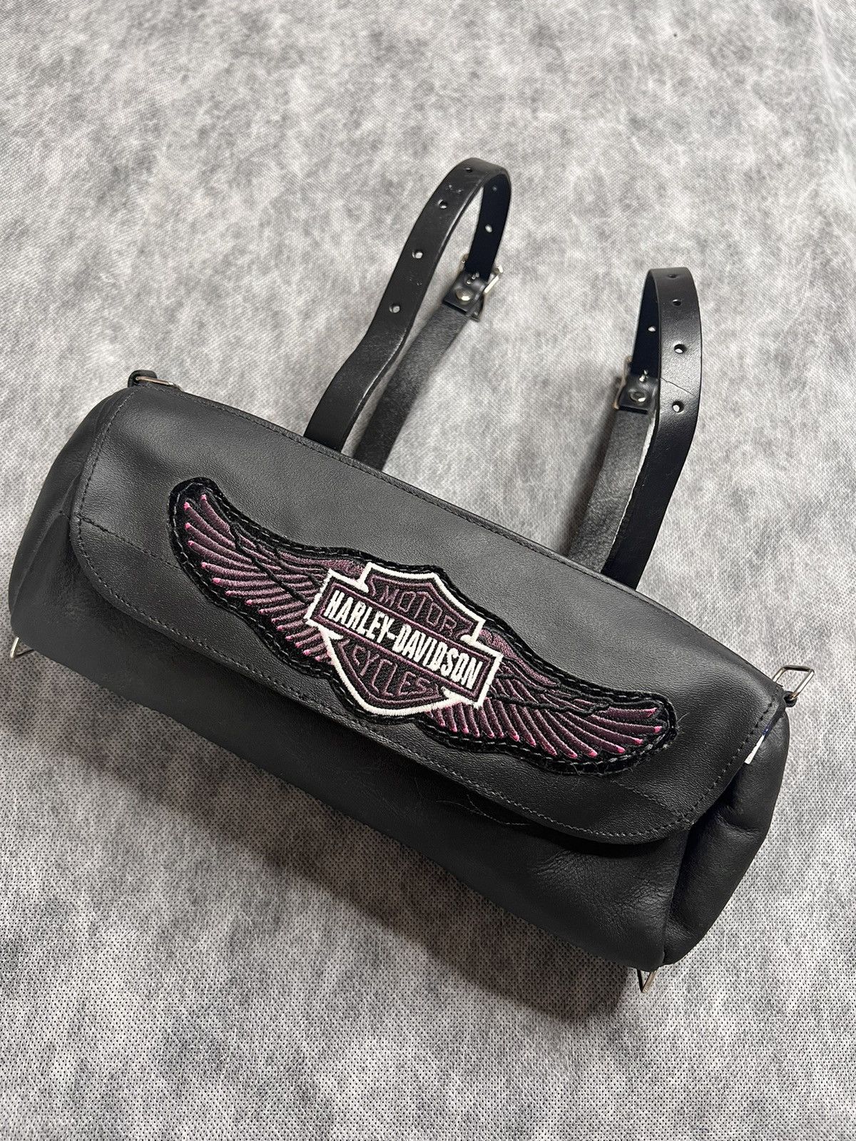 Harley Davidson Harley Davidson Vintage Leather Bag Size ONE SIZE - 1 Thumbnail
