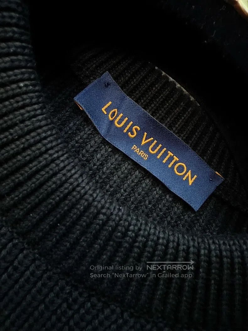 Louis Vuitton Louis Vuitton Nigo co-branded black sweater Size S / US 4 / IT 40 - 4 Thumbnail
