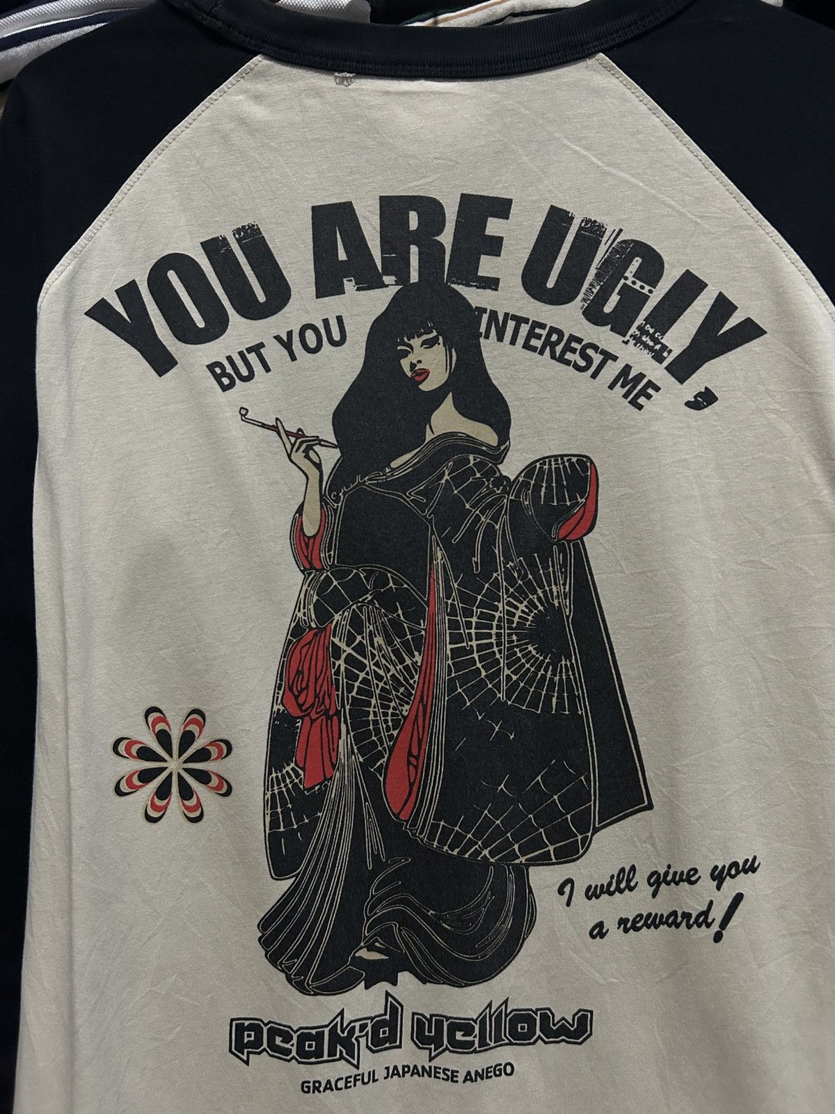 Japanese Brand Japanese brand Y2K Funky motorcycle vintage longsleeve Size US L / EU 52-54 / 3 - 2 Thumbnail
