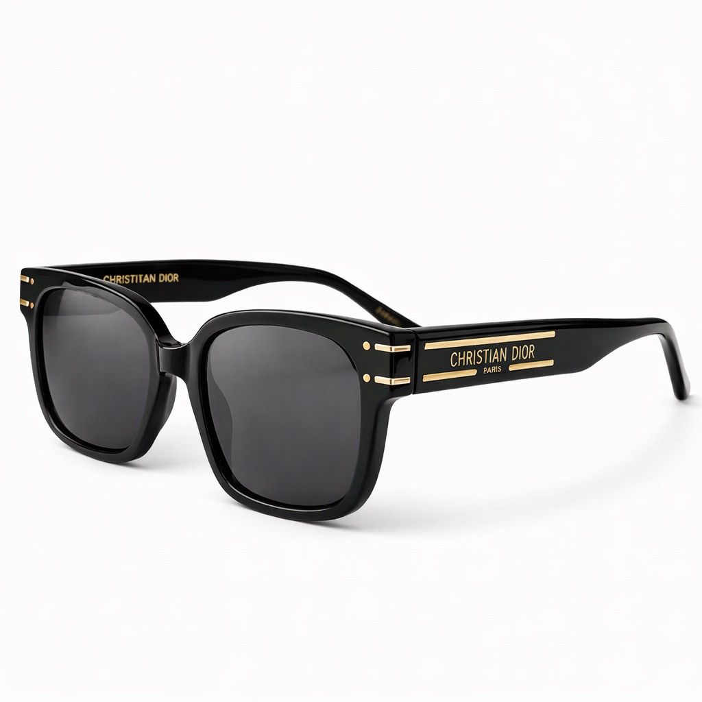 Dior Christian Dior DIORSIGNATURE S7FBlack Square Sunglasses Size ONE SIZE - 1 Thumbnail