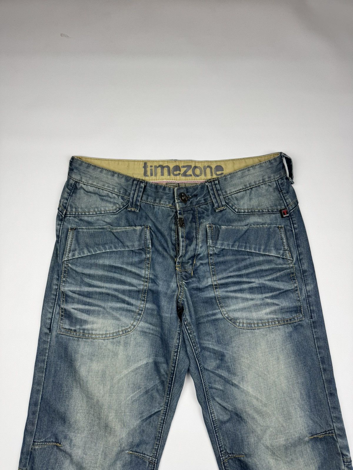 If Six Was Nine Vintage Junya Watanabe Style Distressed Jeans Size US 33 - 10 Thumbnail