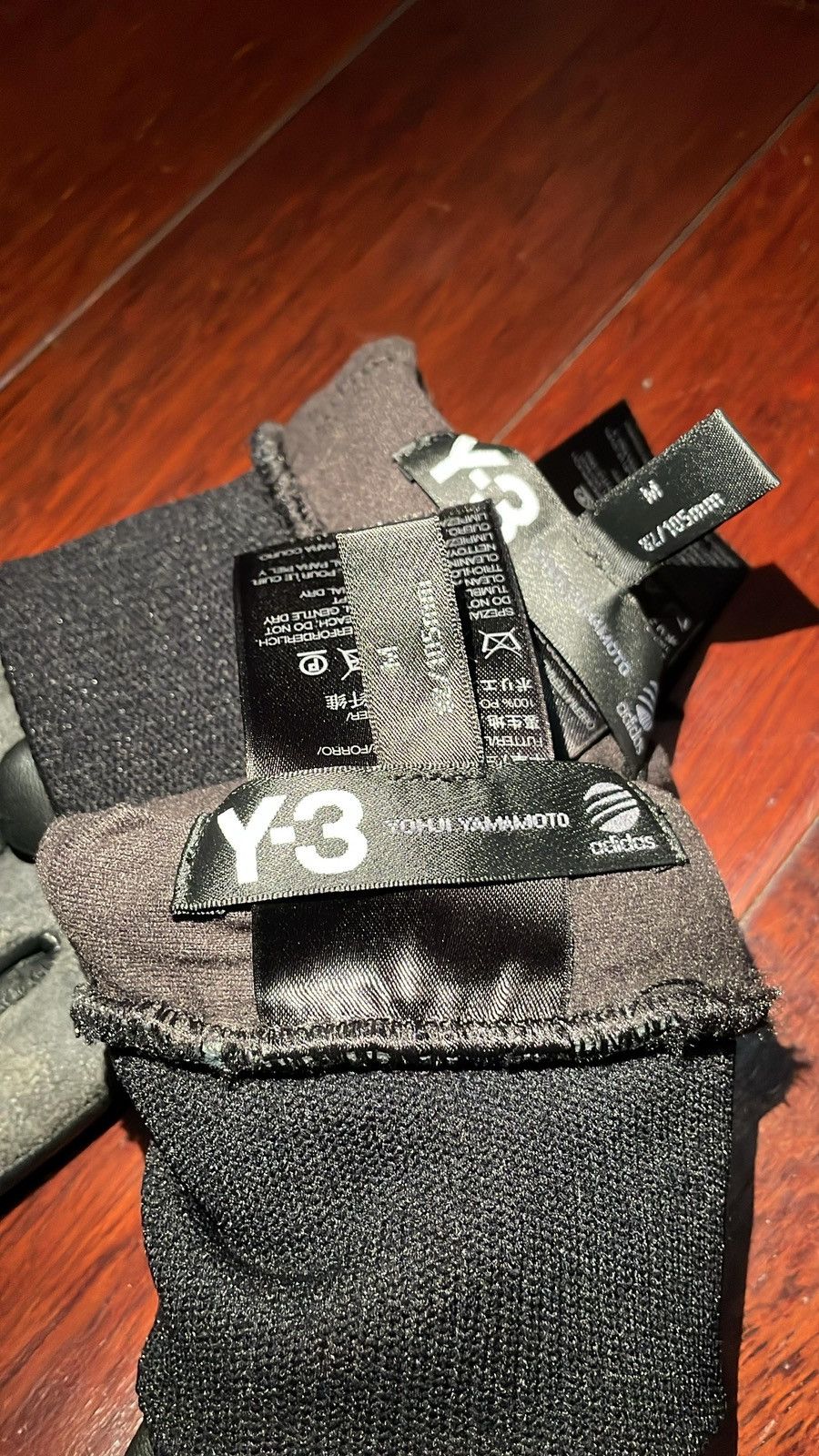 Yohji Yamamoto Y-3 leather gloves Size ONE SIZE - 4 Thumbnail