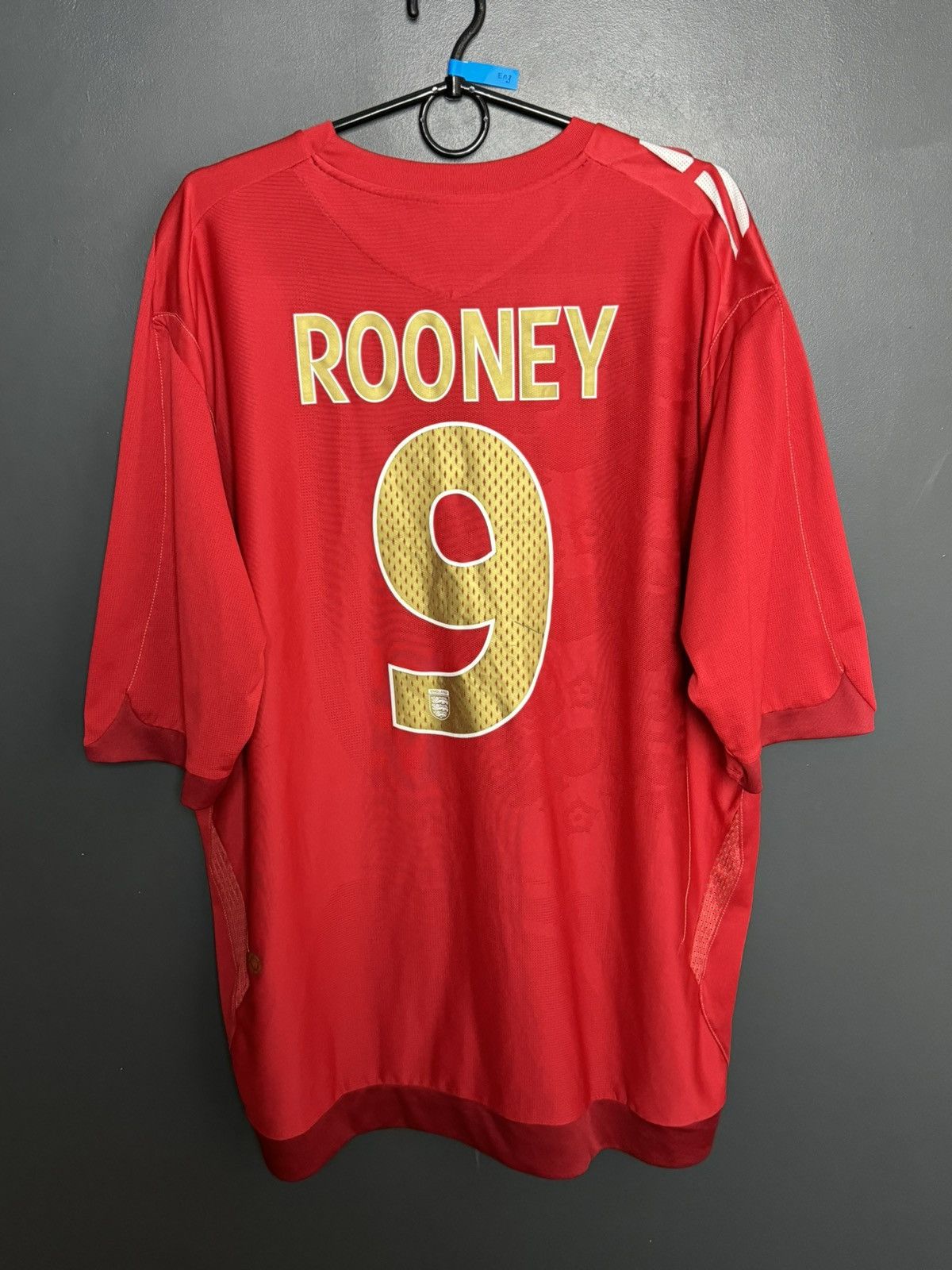 Umbro 3XL England National Team 06/08 Away Rooney Football Jersey Size US XXL / EU 58 / 5 - 1 Thumbnail
