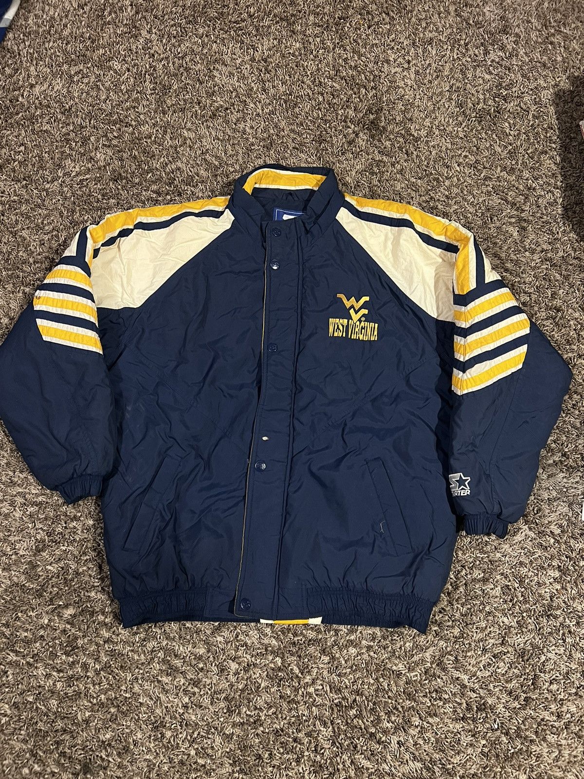Starter VTG STARTER WEST VIRGINIA JACKET Grailed