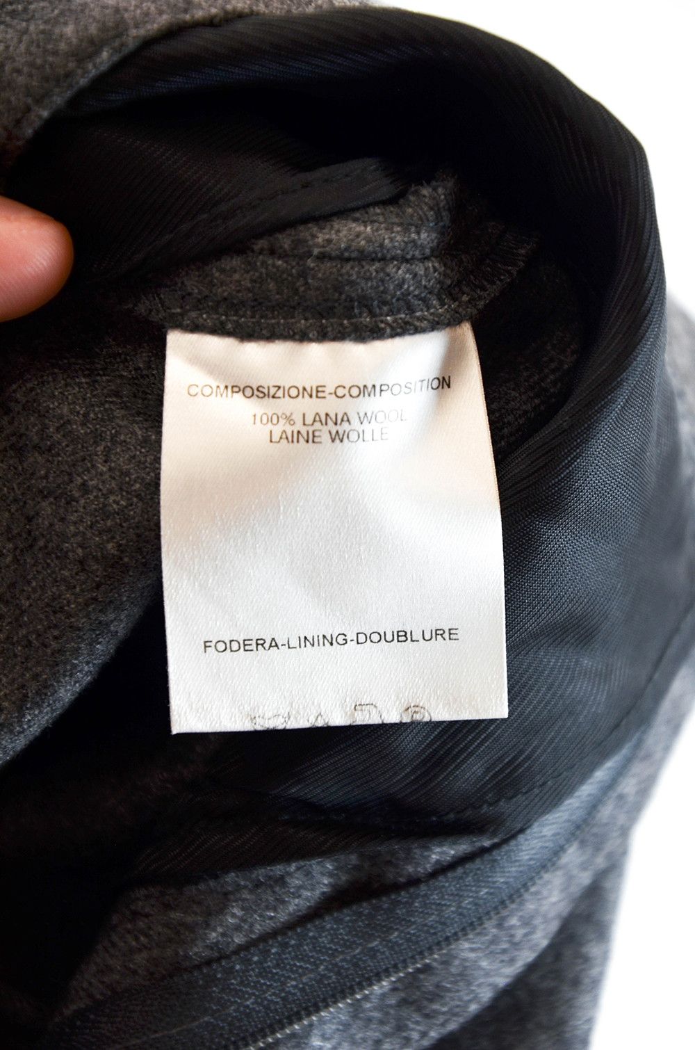 Balenciaga Balenciaga Paris Vintage Grey Wool Skirt – Size 40 Size 27" / US 4 / IT 40 - 7 Thumbnail