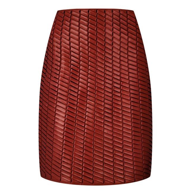 Bottega Veneta Bottega Veneta Bv Skirt in Orange Size 27" / US 4 / IT 40 - 2 Thumbnail