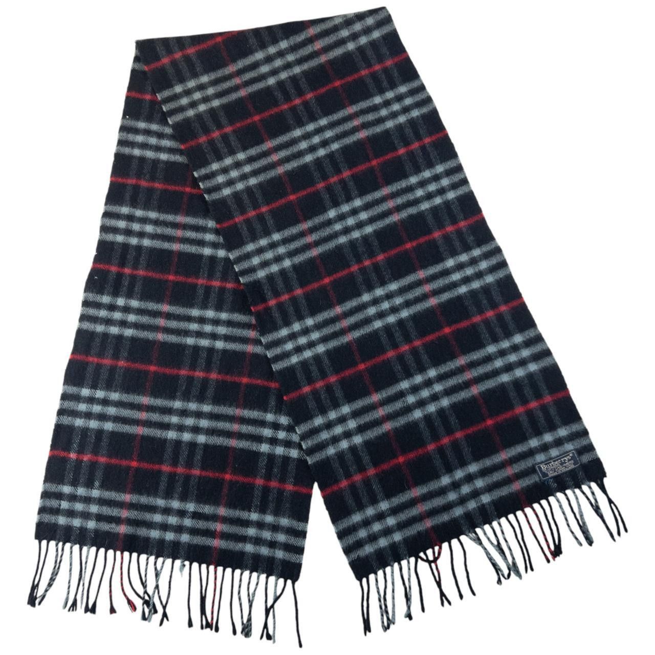 Burberry Vintage Burberry Cashmere Tassel Scarf Size ONE SIZE - 3 Thumbnail