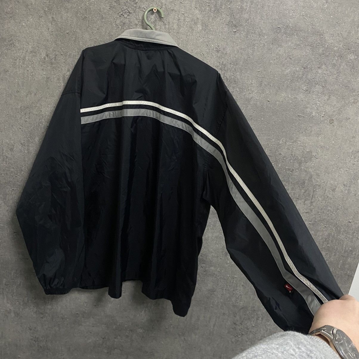 Nike 2000s Nike Track Jacket Vintage Rare Nylon Size US L / EU 52-54 / 3 - 8 Thumbnail