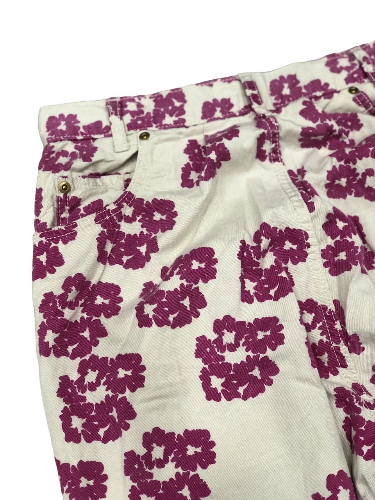Issey Miyake × mercibeaucoup MERCIBEAUCOUP by ISSEY MIYAKE Split Pocket Floral Pant Size US 28 / EU 44 - 6 Thumbnail