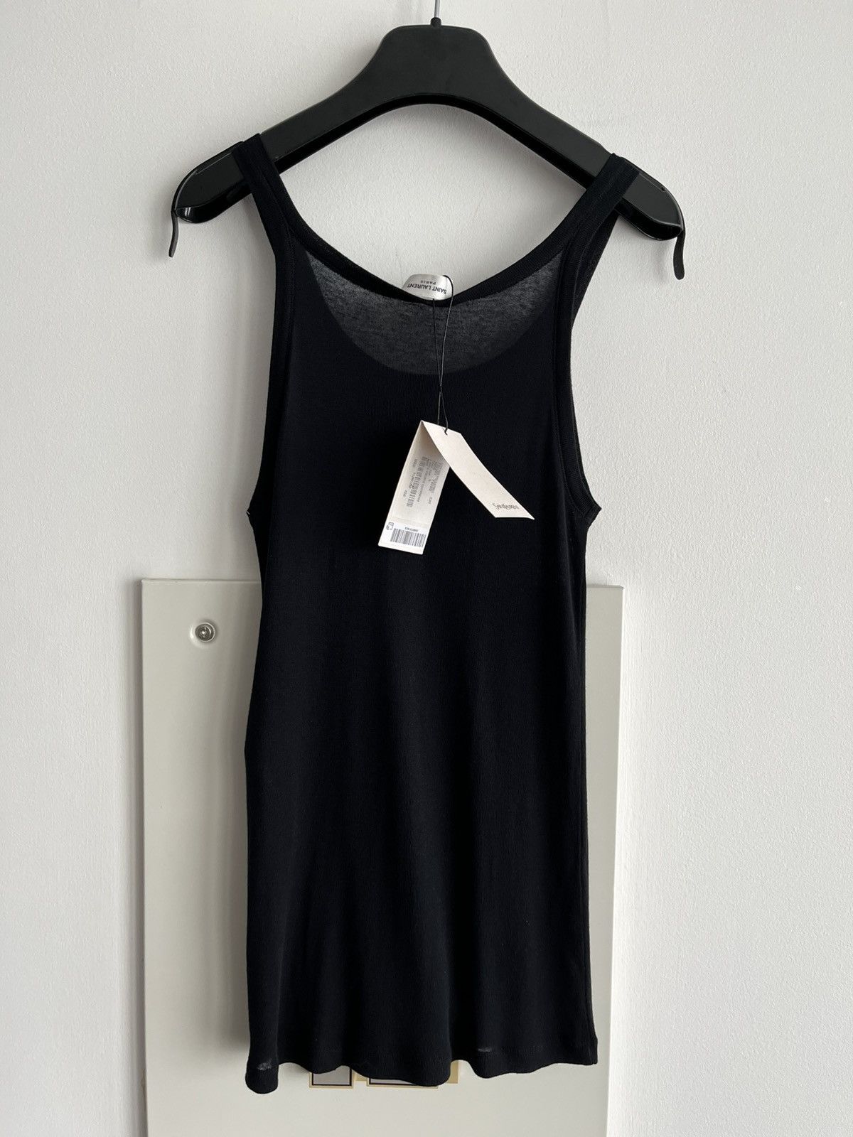 Saint Laurent Paris Rare Super Runway Saint Laurent Skinny Cashmere Tank Top Size US L / EU 52-54 / 3 - 8 Thumbnail
