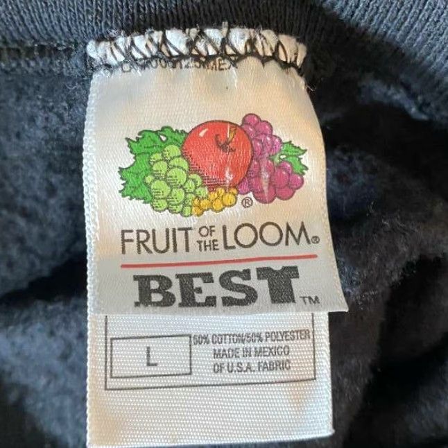 Fruit Of The Loom Fruit Of The Loom Mens Sweatshirt Black Extra Large XL Size US L / EU 52-54 / 3 - 7 Thumbnail
