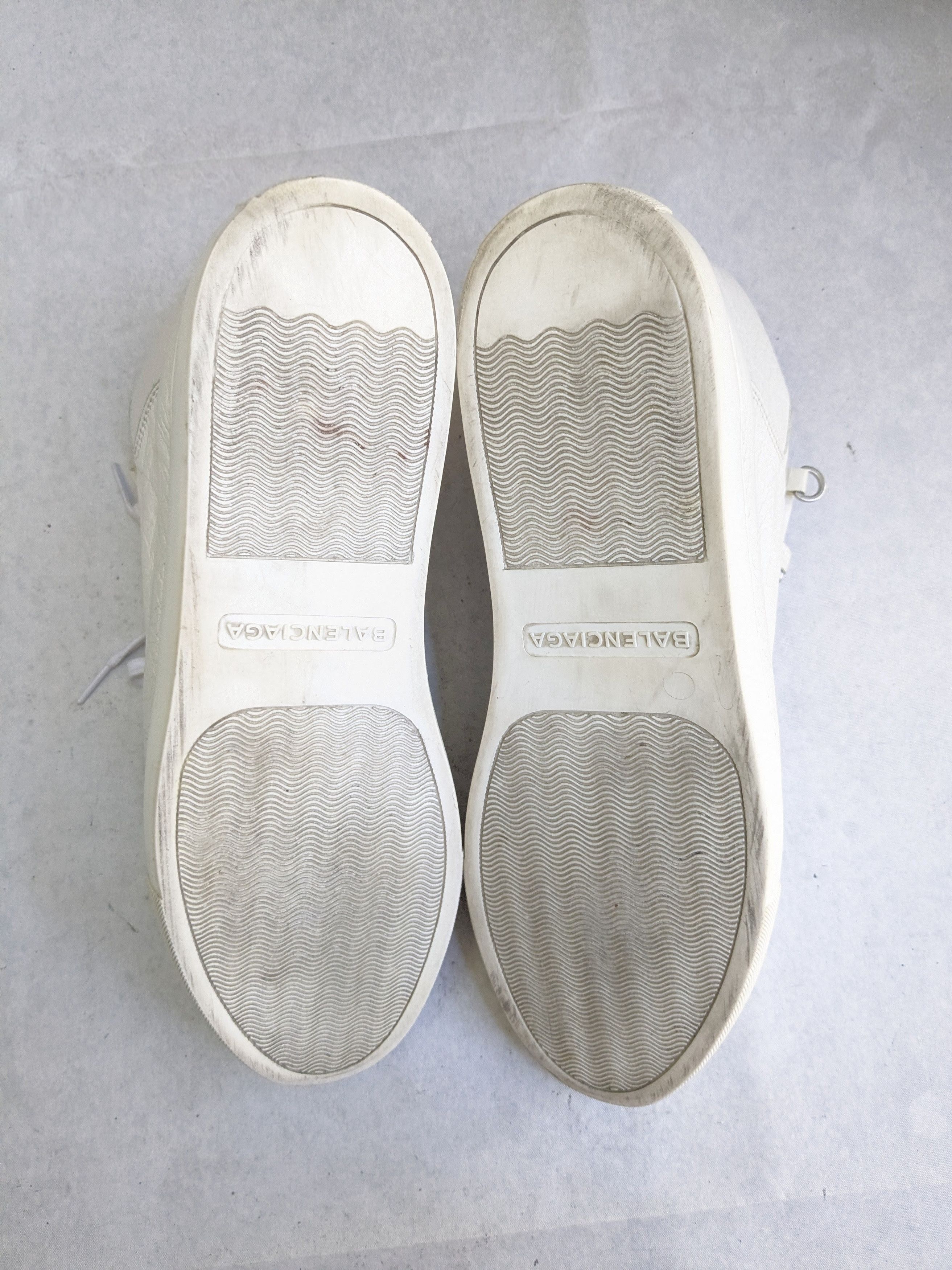 Balenciaga Balenciaga Arena Sneakers White 12 High Tops Leather Size US 12 / EU 45 - 16 Thumbnail