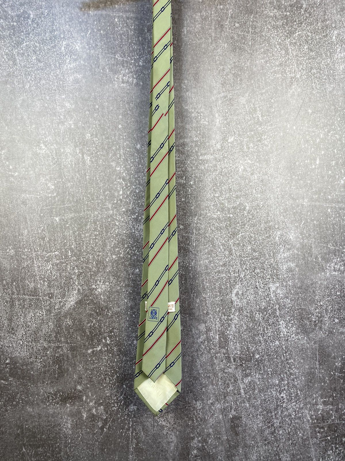 Loewe Loewe tie striped italian silk Size ONE SIZE - 4 Thumbnail