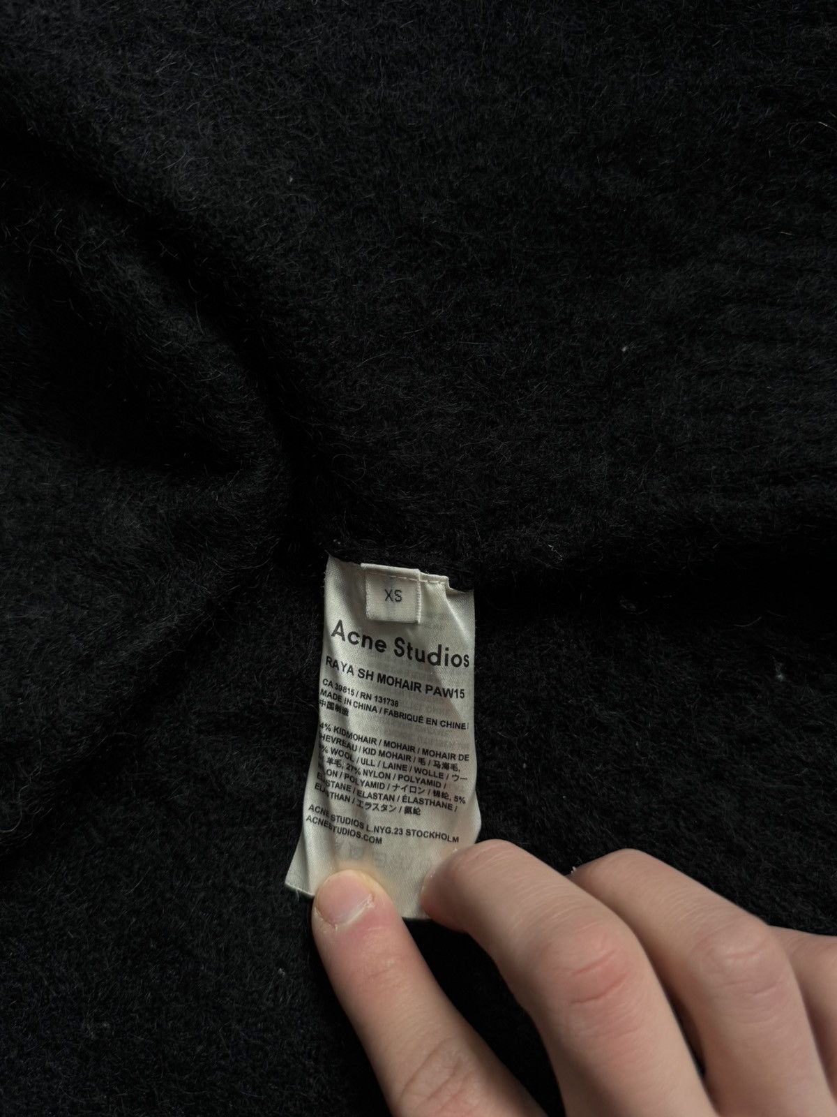 Acne Studios Acne Studios Mohair Wool Women’s Cardigan Size XS / US 0-2 / IT 36-38 - 11 Thumbnail