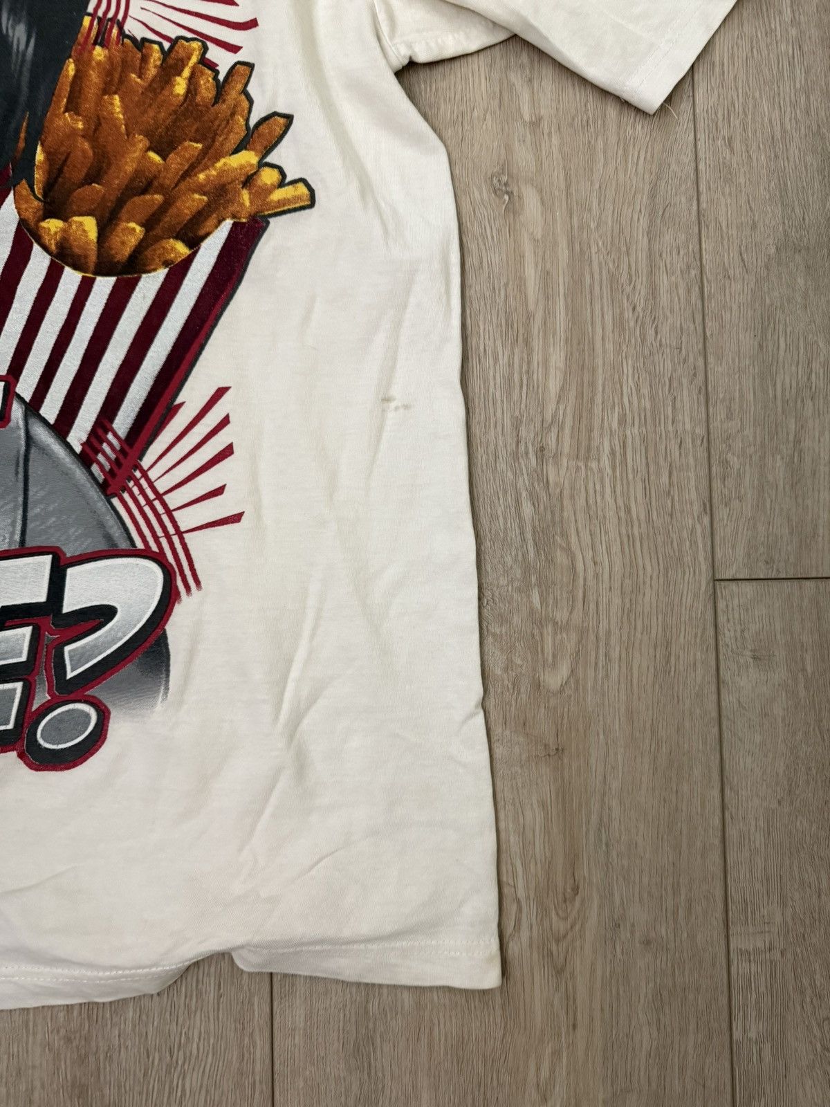 Ed Hardy × Vintage Vintage / Y2K Rare Humor “Do Fries Go With That Shake?” Size US XXL / EU 58 / 5 - 4 Thumbnail