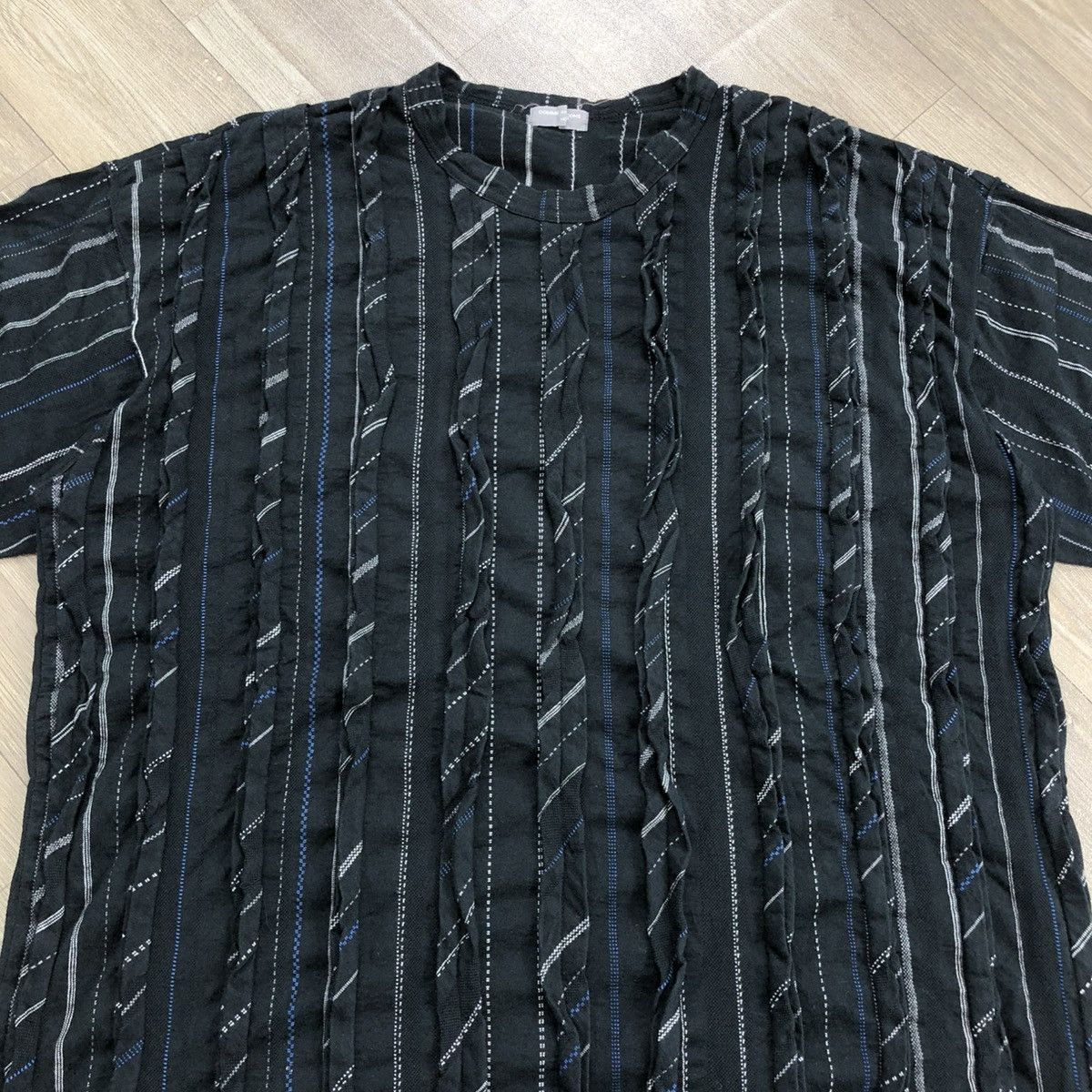 Comme des Garcons × Comme des Garcons Homme × Comme des Garcons Homme Plus SS99 Comme des Garcons Homme CDG Ruffled Striped Size US M / EU 48-50 / 2 - 2 Thumbnail