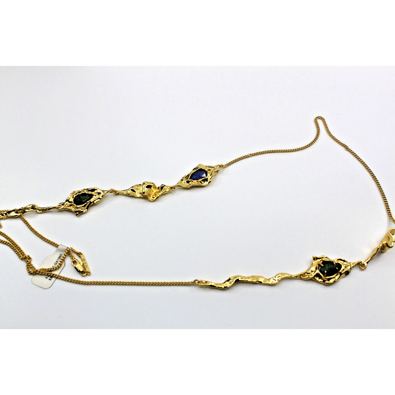 Alexis Bittar NEW ALEXIS BITTAR Brut Gold Long Station 14kp Necklace $395 Size ONE SIZE - 2 Thumbnail