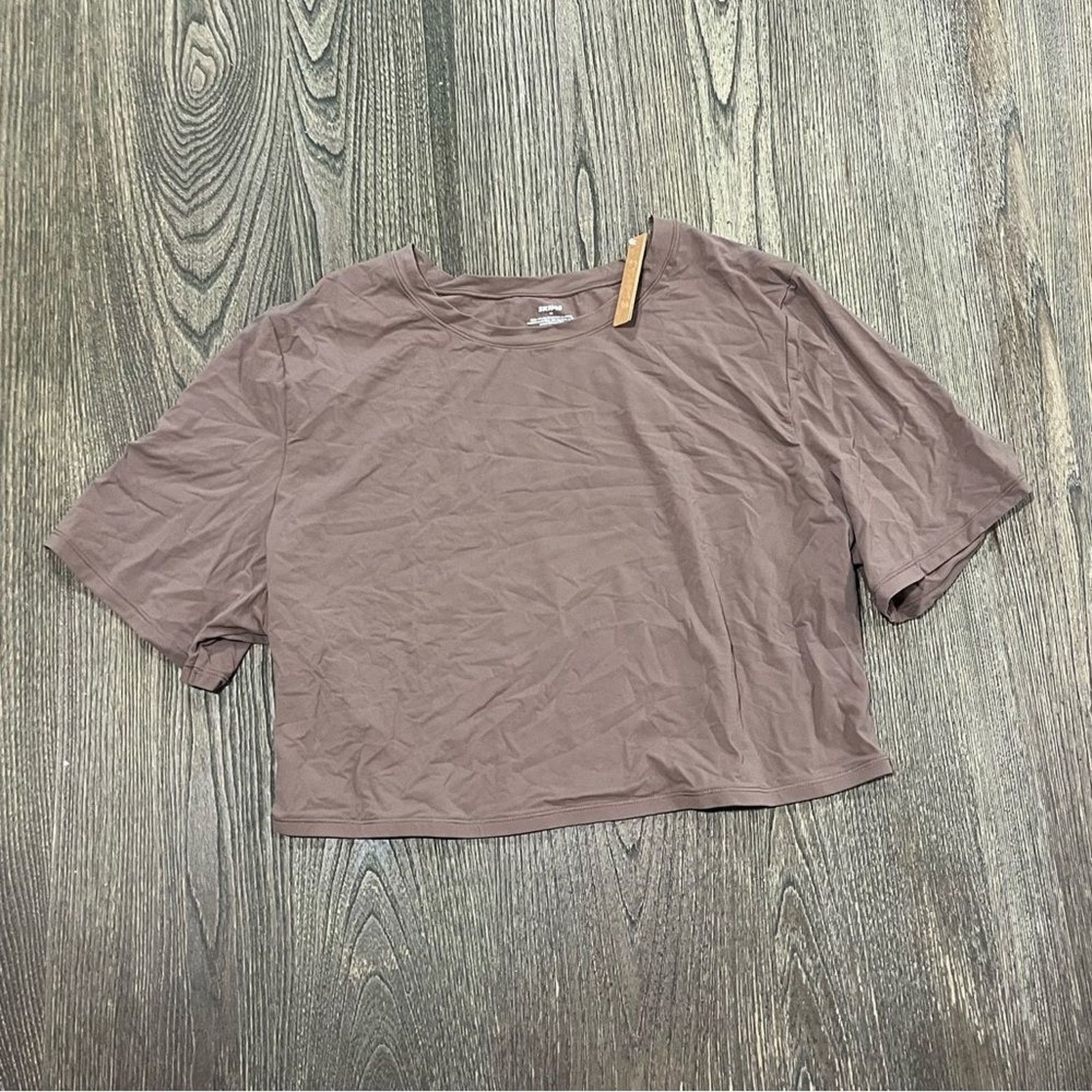 SKIMS NWT Skims Fits Everybody Super Cropped T-Shirt Short 4X Size 4XL / US 24-26 - 1 Thumbnail