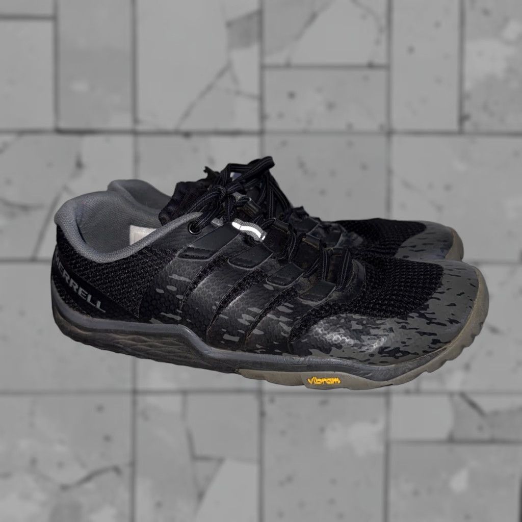 Merrell Merrell Barefoot 2 Trail Glove Black Lace Up Shoes Womens Size 8 Merrell Trail Glove Sneaker Athletic Lace Up Women Black 8 Size ONE SIZE - 1 Thumbnail