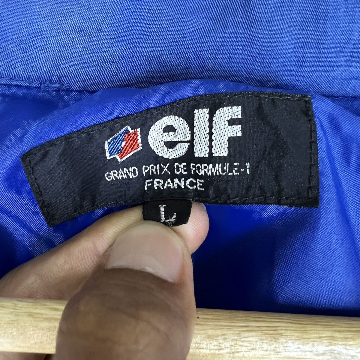 Formula 1 Vintage Renault Elf Grand Prix Formula 1 Bomber Jacket Size US L / EU 52-54 / 3 - 19 Thumbnail