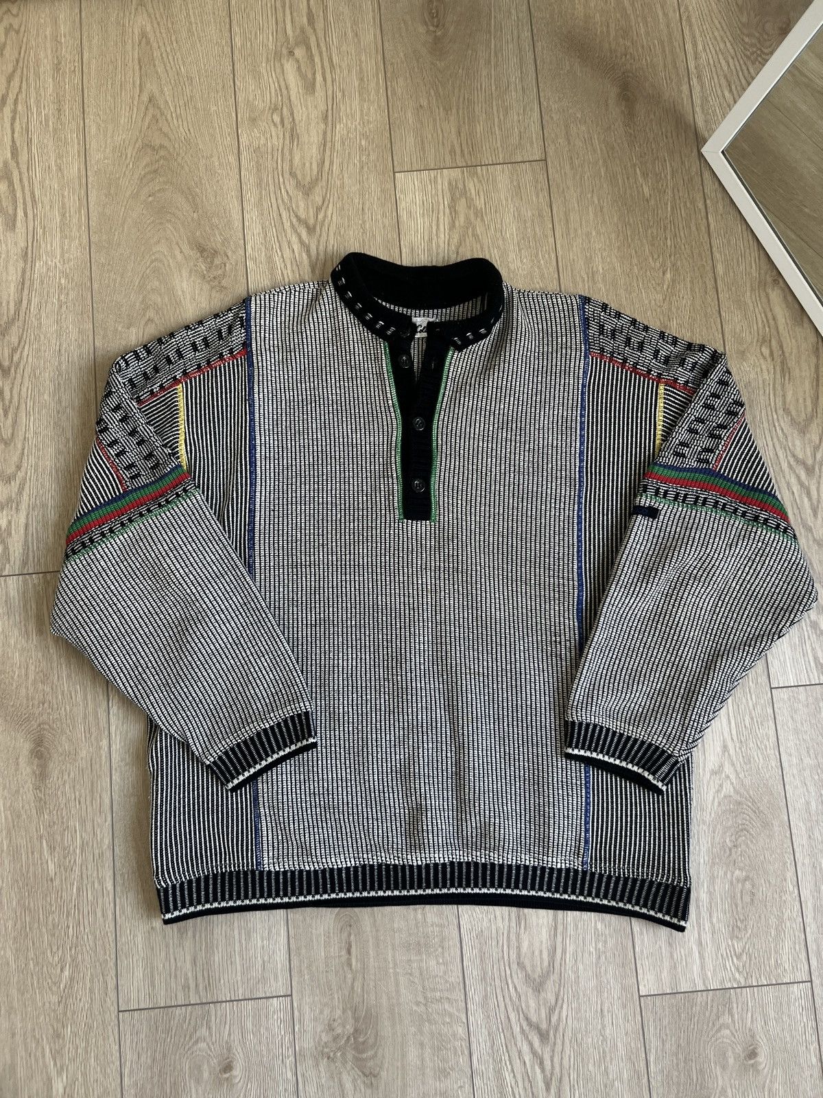 Carlo Colucci Carlo Colucci button up Sweater zebra Size US XXL / EU 58 / 5 - 1 Thumbnail