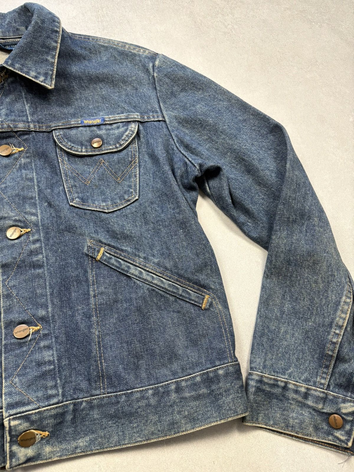 Wrangler Vintage Wrangler Denim Jacket Made in Malta 70s 80s Tracker Size US M / EU 48-50 / 2 - 2 Thumbnail