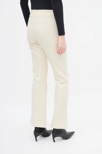 Jil Sander o1y1025 Sweatpant in Ivory Size 26" / US 2 / IT 38 - 4 Thumbnail