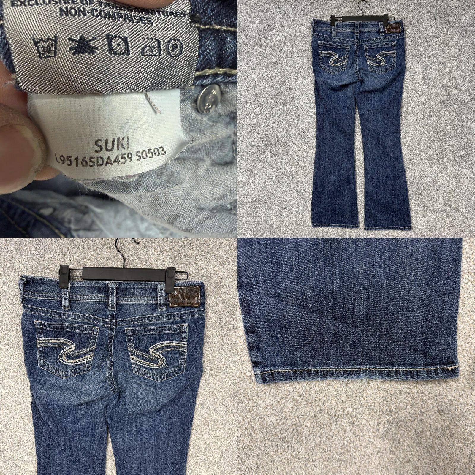 Silver Jeans Co. Silver Jeans Co Suki Bootcut Jeans Womens 30x29.5 Blue Stretch Denim Y2K Western Size 30" / US 8 / IT 44 - 9 Thumbnail
