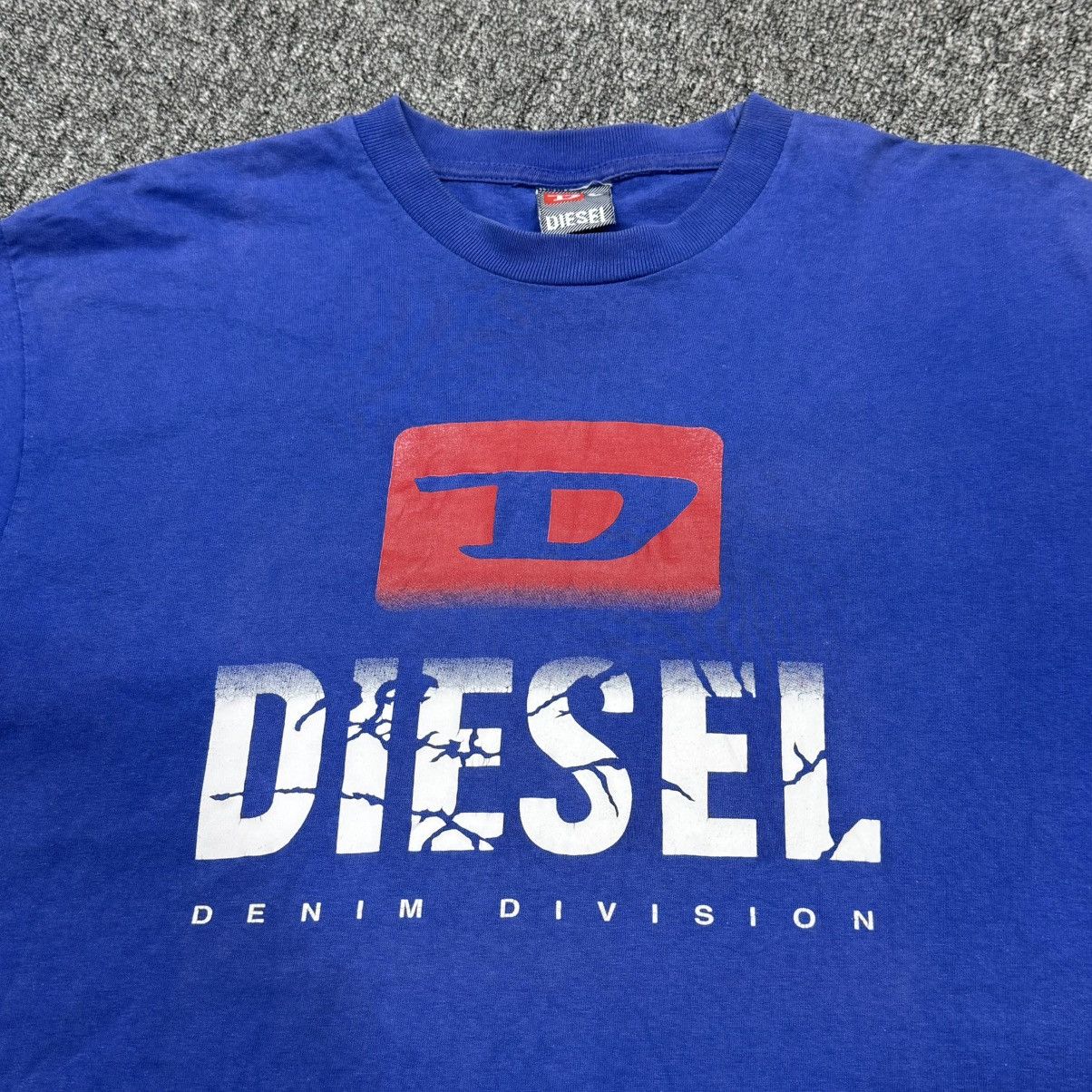 Diesel × Vintage Diesel Big Logo Tshirt L Size Size US L / EU 52-54 / 3 - 4 Thumbnail